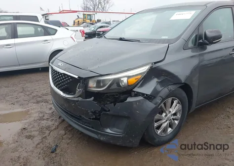 2015 Kia Sedona Lx из США, поврежденный, VIN KNDMB5C17F6075734